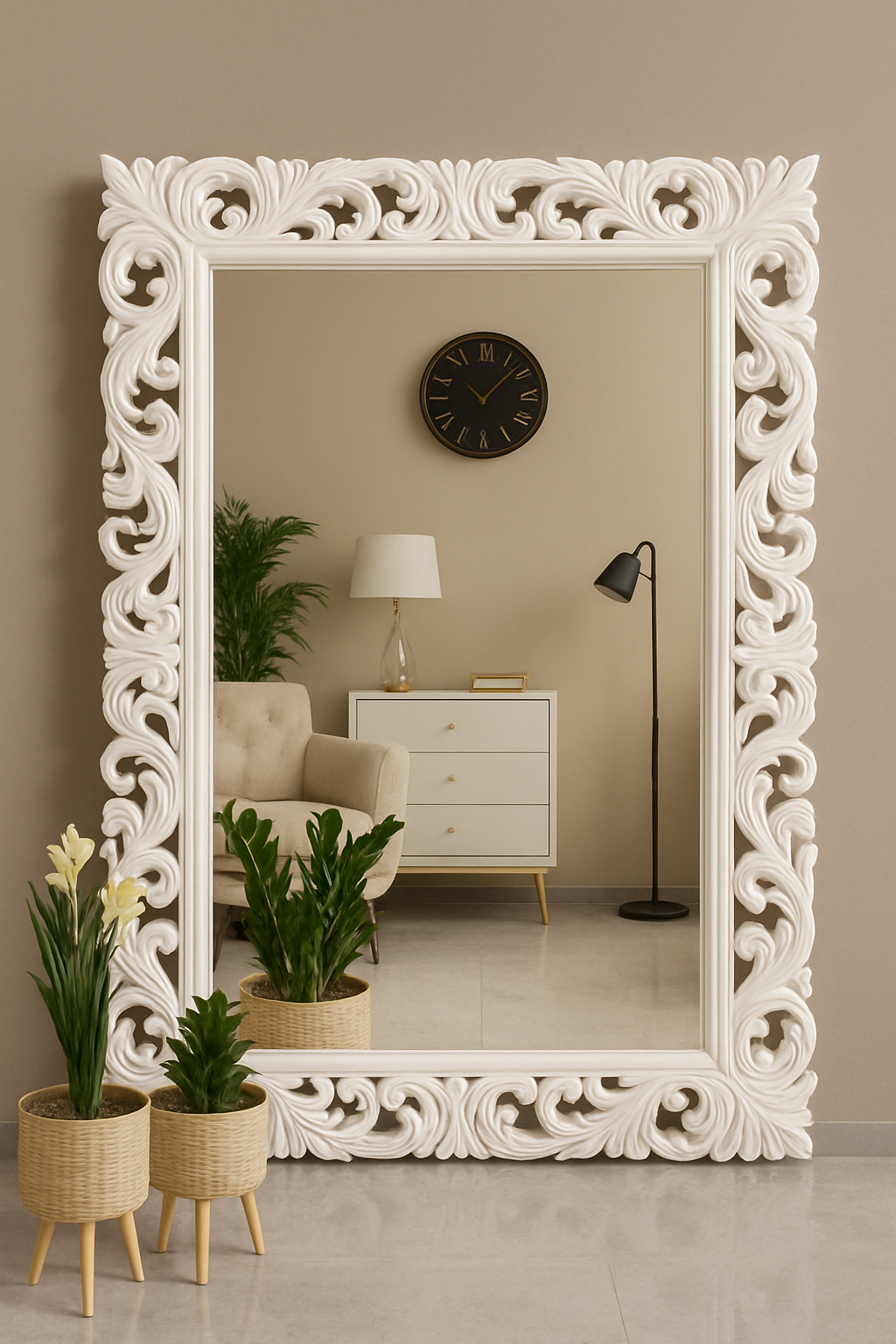 Royale Mirror 02 in Pakistan – 72x48 Luxury Wall Mirror
