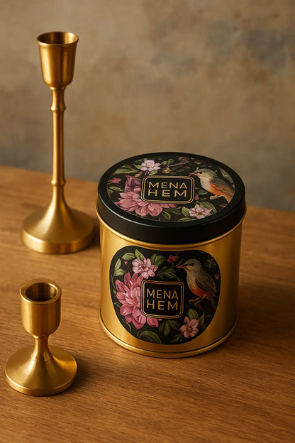 Scented Candle Metal Box 01 – Premium Imported Candle in Pakistan