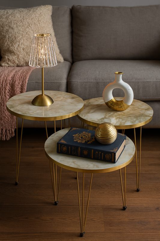 Set of 3 Nesting Table 004 in Pakistan – Modern Table Set