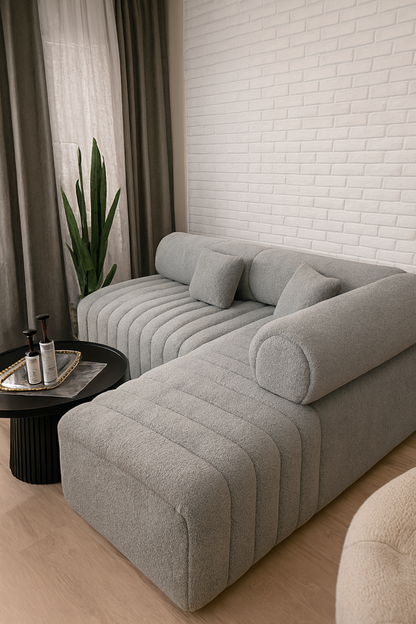 Softy L Shape Sofa in Pakistan - 5 Seater Velvet Sets 2025