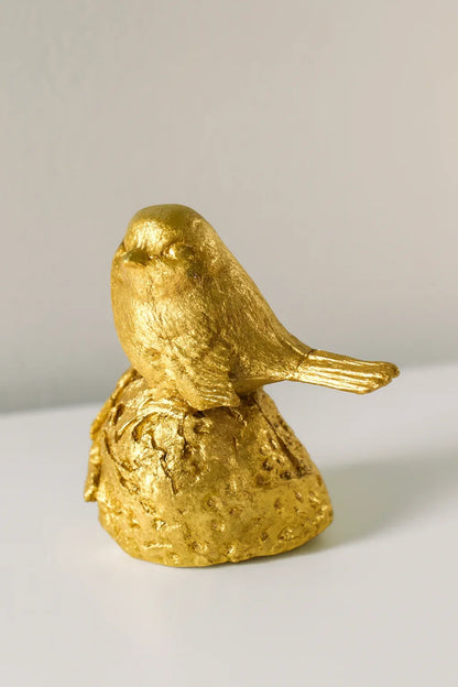 Sparrow Decor Gold Antique Resin Pakistan Home Decor
