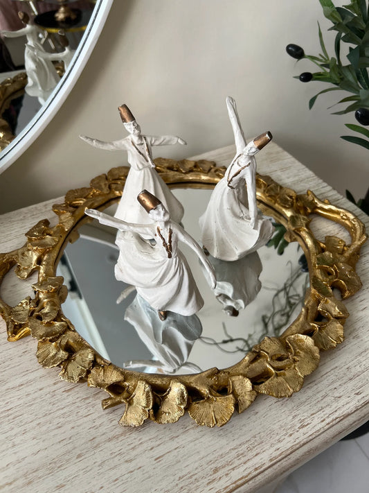 Sufi Set White – Resin Decorative Showpiece Pakistan