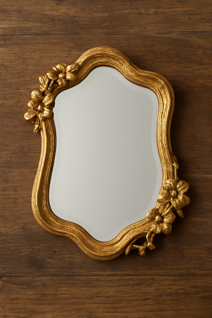 Tray 002 – Elegant Resin Tray with Gold Leafing