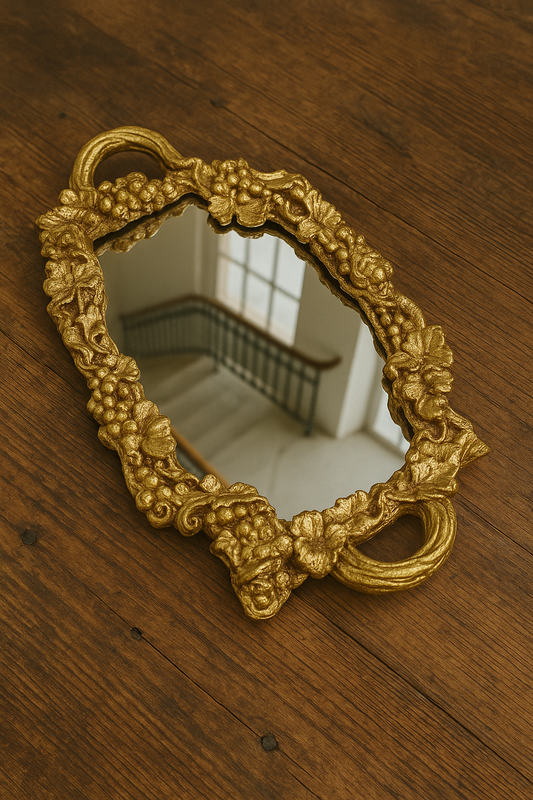 Tray 003 – Resin Tray with Gold Leafing in Pakistan