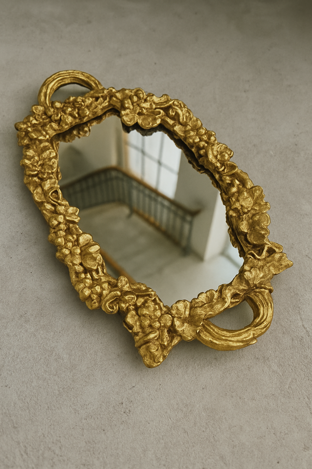 Tray 003 – Resin Tray with Gold Leafing in Pakistan