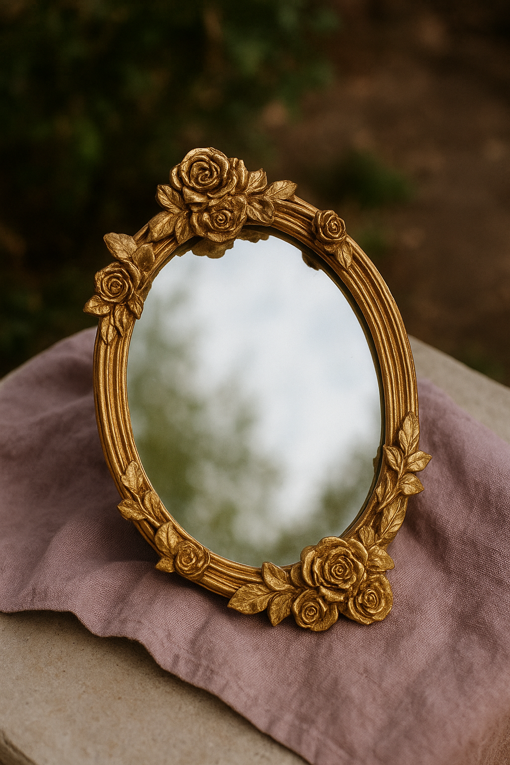 Tray 004 – Resin Tray with Gold Leafing in Pakistan