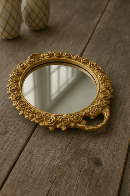 Tray 006 – Resin Tray with Gold Leafing in Pakistan