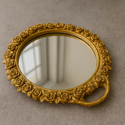 Tray 006 – Resin Tray with Gold Leafing in Pakistan