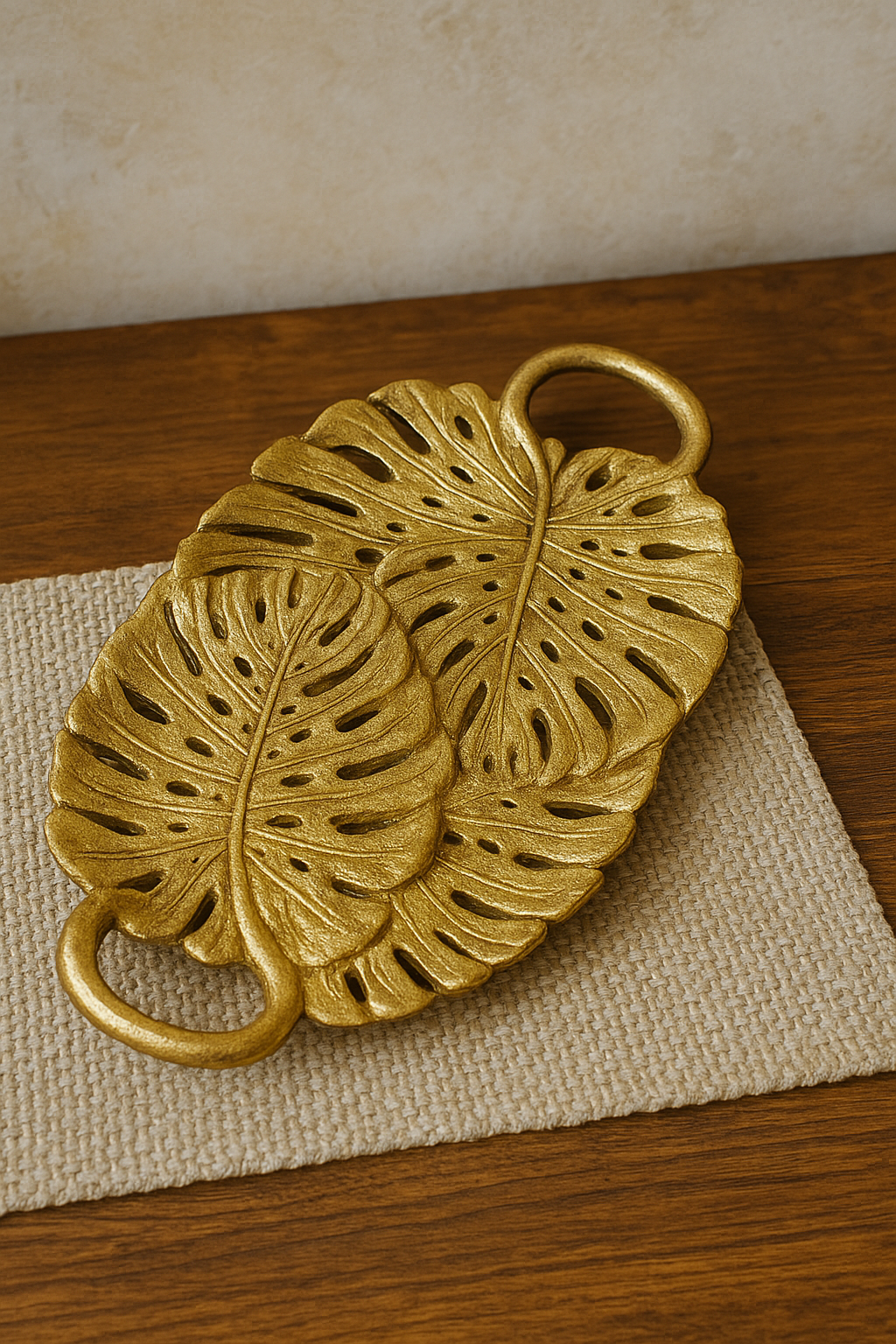 Tray 008 – Gold Plated Synthetic Tray Pakistan