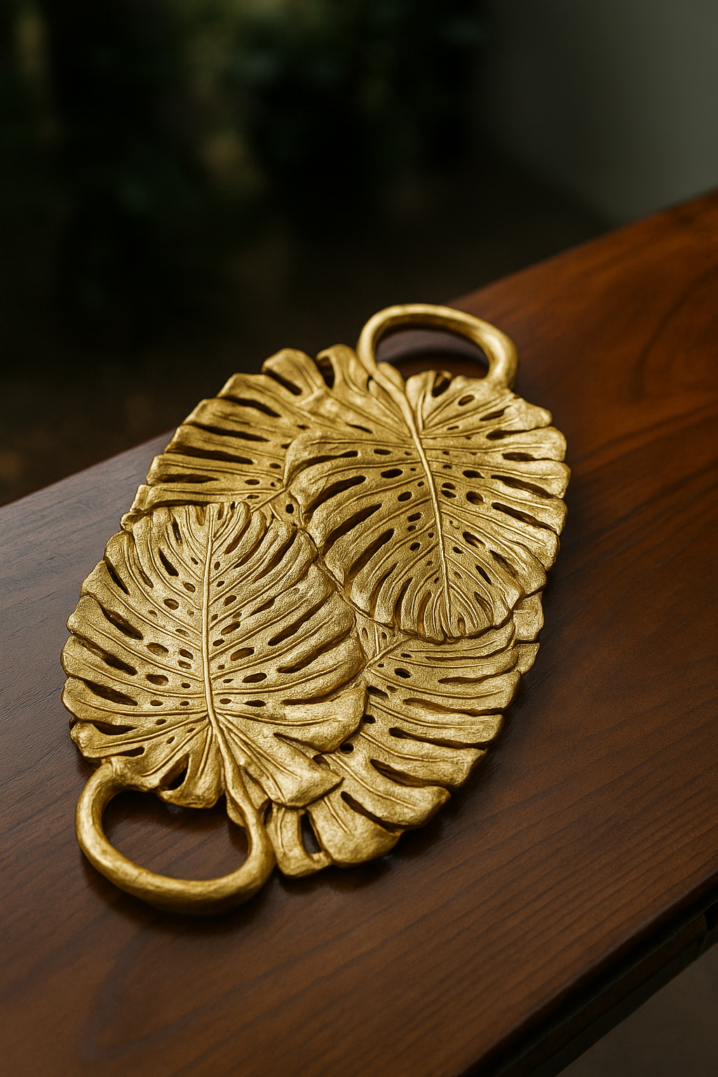 Tray 008 – Gold Plated Synthetic Tray Pakistan