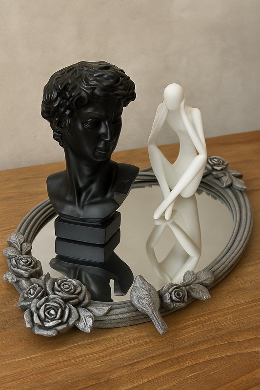 Tray 010 Premium – Gold Plated Synthetic Decorative Tray (Premium Finish)