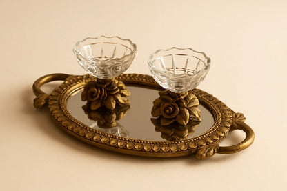 Tray 014 – Gold-Plated Synthetic Tray Pakistan