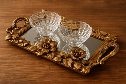 Tray 015 – Gold-Plated Synthetic Tray Pakistan
