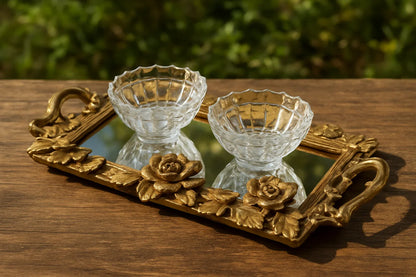 Tray 015 – Gold-Plated Synthetic Tray Pakistan