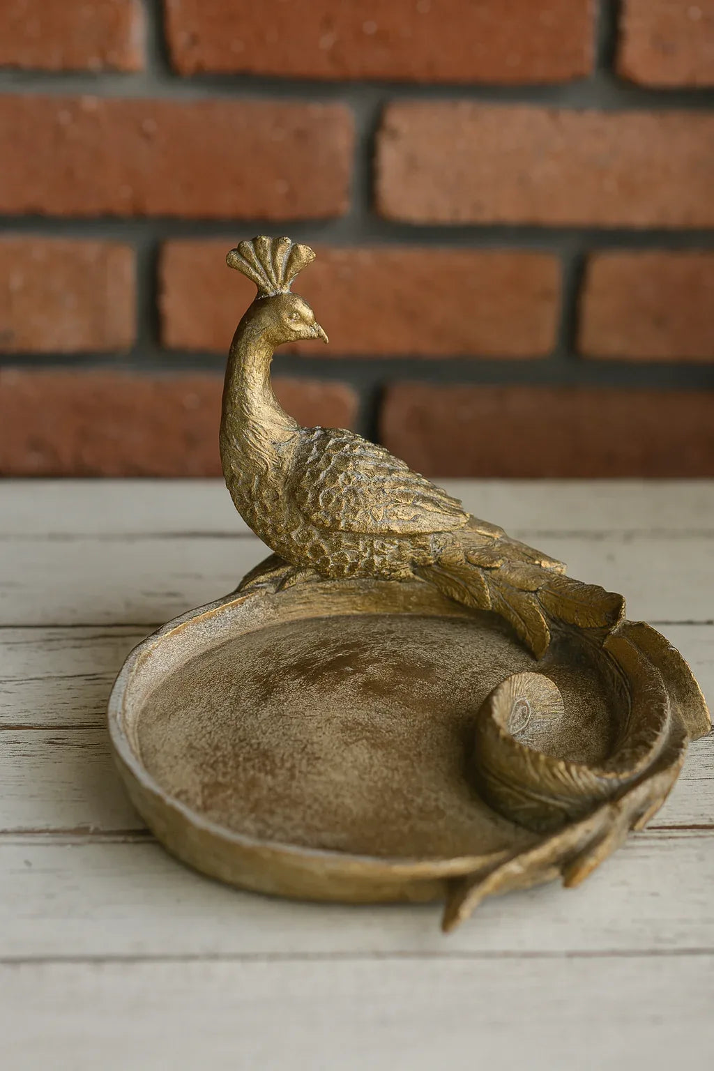 Peacock Trinket Tray Black Antique Price in Pakistan