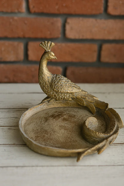 Peacock Trinket Tray Black Antique Price in Pakistan