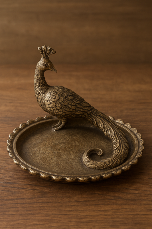 Peacock Trinket Tray Black Antique Price in Pakistan