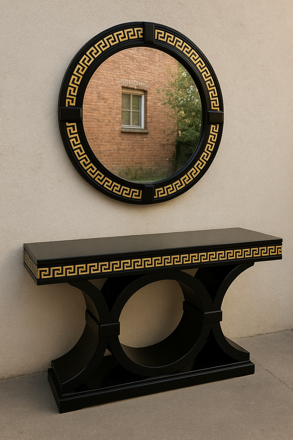 Varsace Mirror Console – Luxury MDF & Sheesham Design