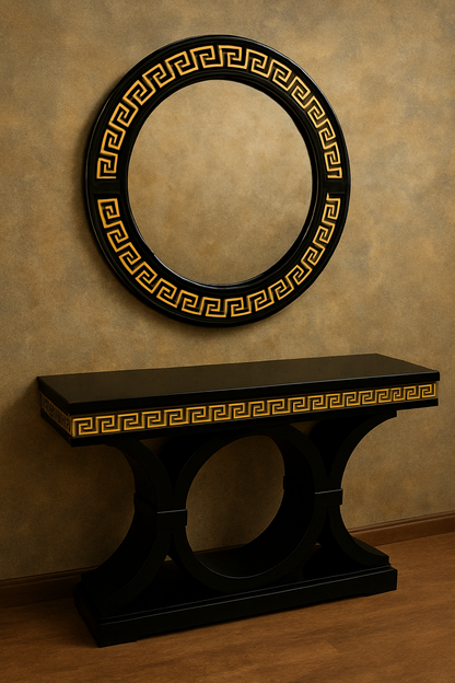Varsace Mirror Console – Luxury MDF & Sheesham Design