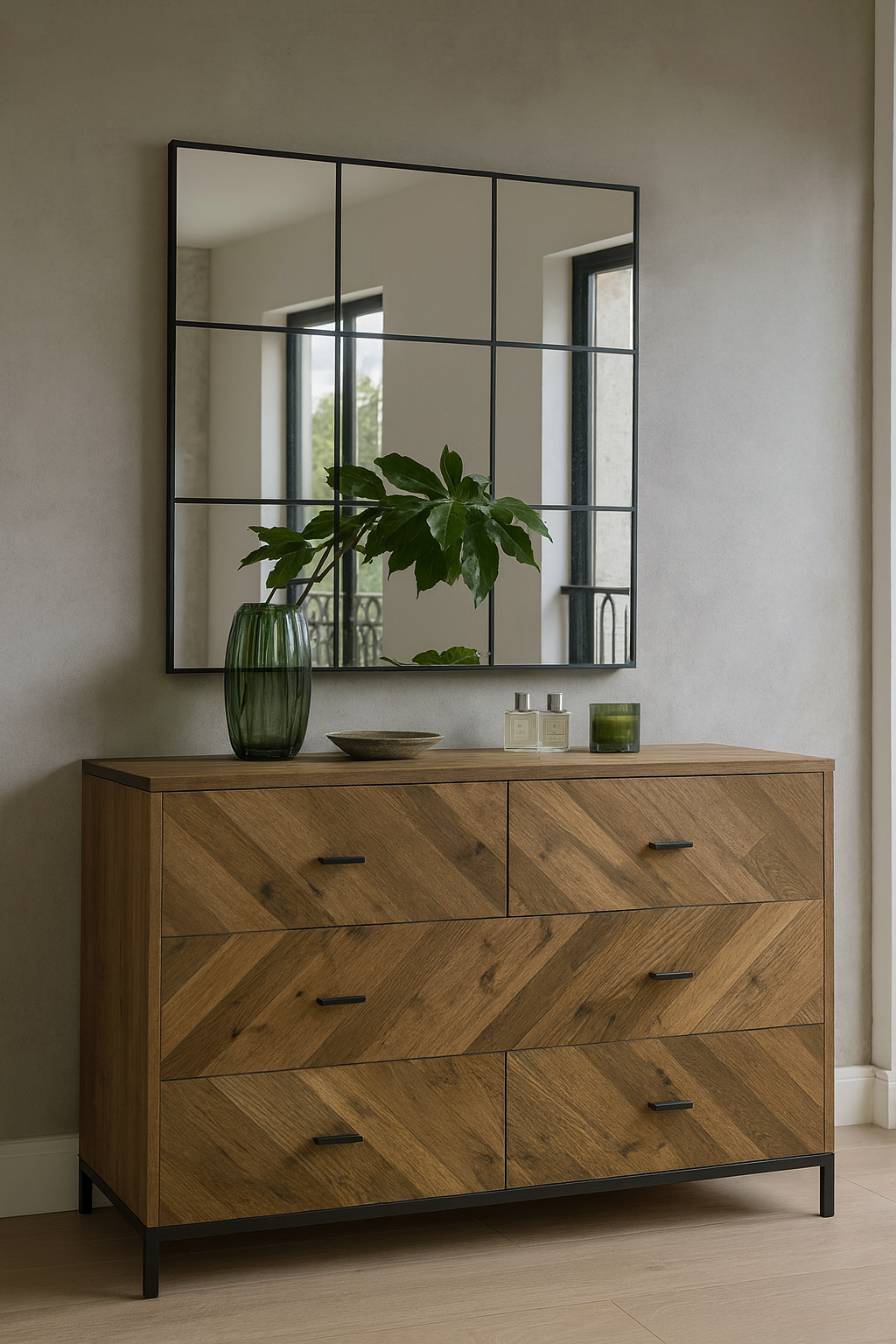 Viola Mirror in Pakistan – 36x36 Modern Wall Mirror