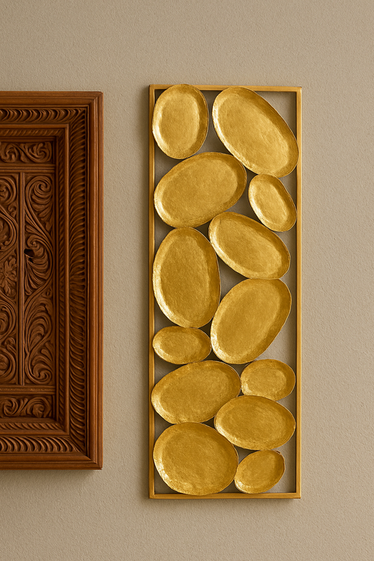 Wall Decor 31 – Modern Metal Gold Art for Homes Pakistan