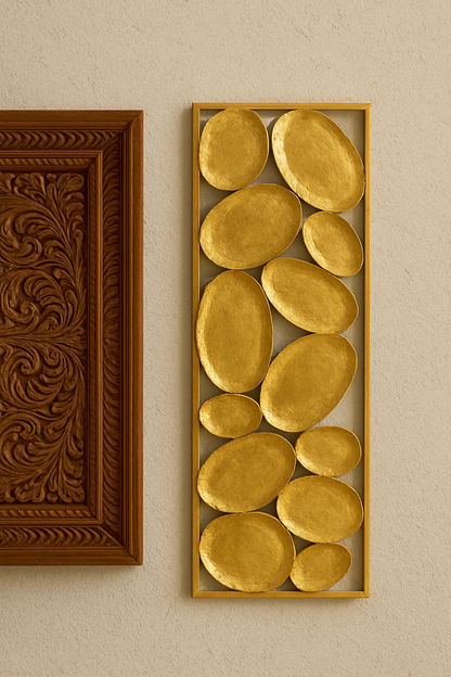 Wall Decor 31 – Modern Metal Gold Art for Homes Pakistan