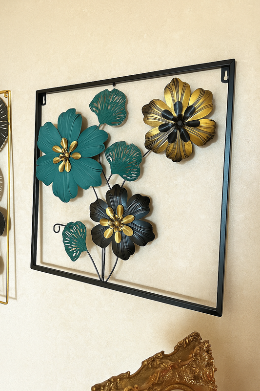 Wall Decor 43 – Modern Metal Wall Art with Deco Paint