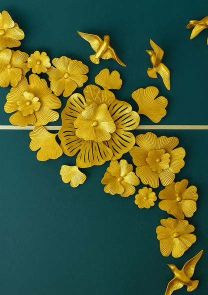 Wall Decor 04 – 33" Metal Gold Wall Art in Pakistan