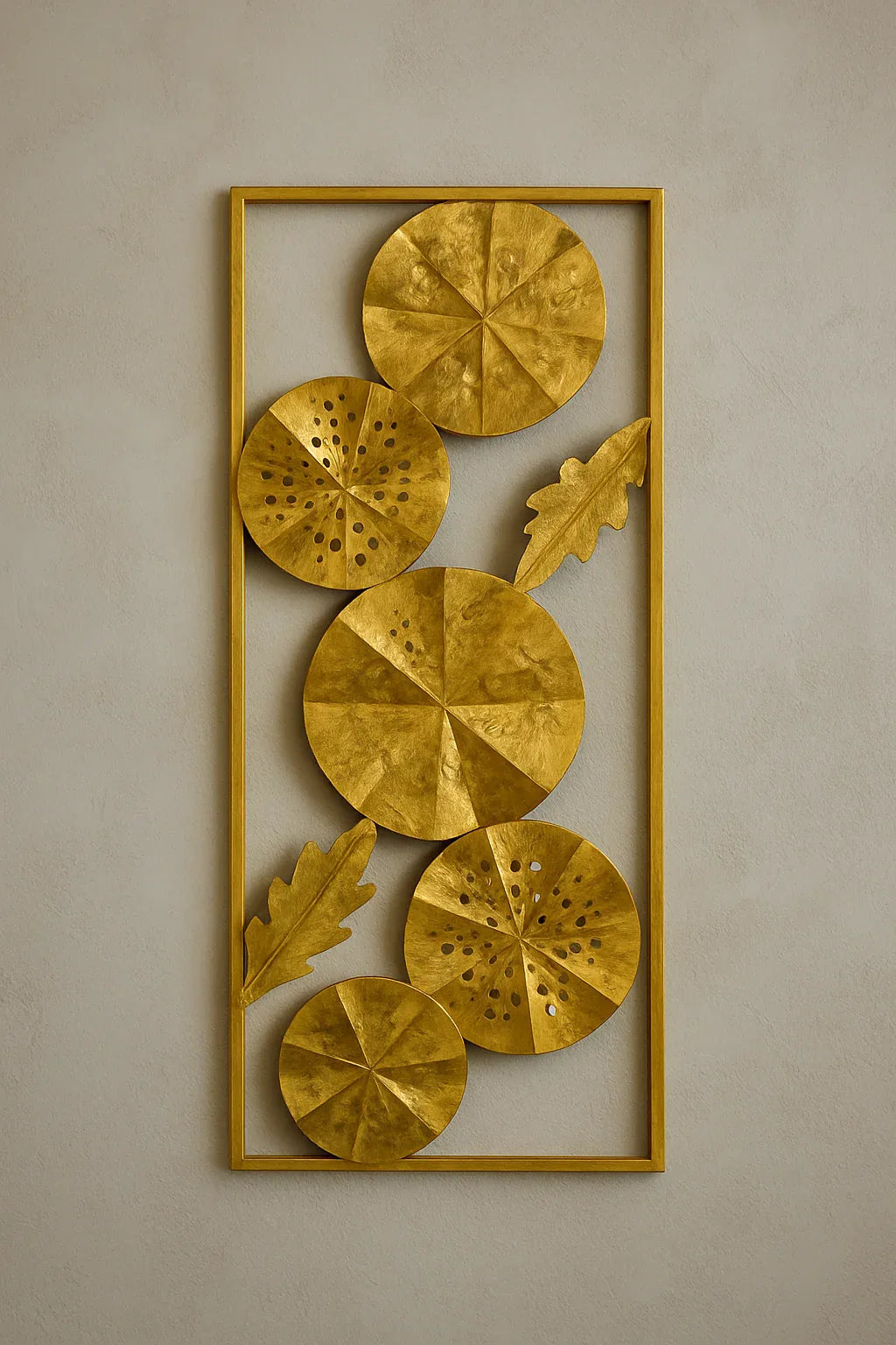 Wall Decor 01 in Pakistan – Premium Metal Gold Wall Art