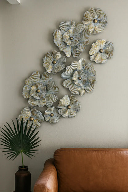 Wall Decor 03 in Pakistan – Metal Gold Plated Wall Art