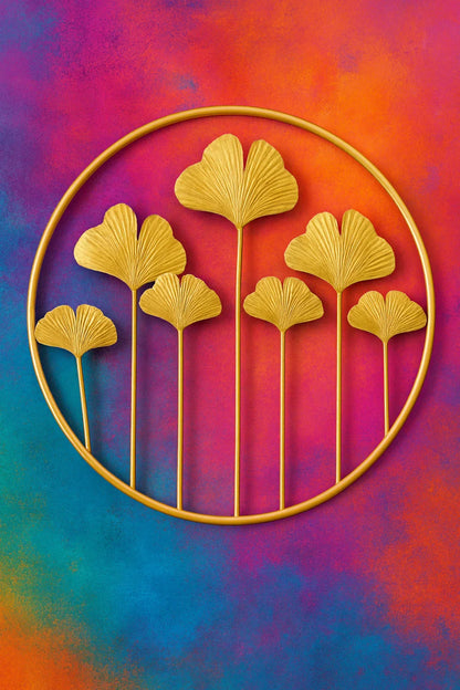 Wall Decor 05 in Pakistan – Gold Plated Metal Wall Art