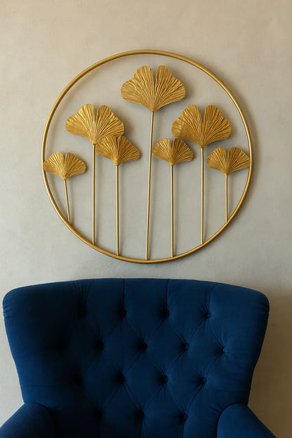 Wall Decor 05 in Pakistan – Gold Plated Metal Wall Art