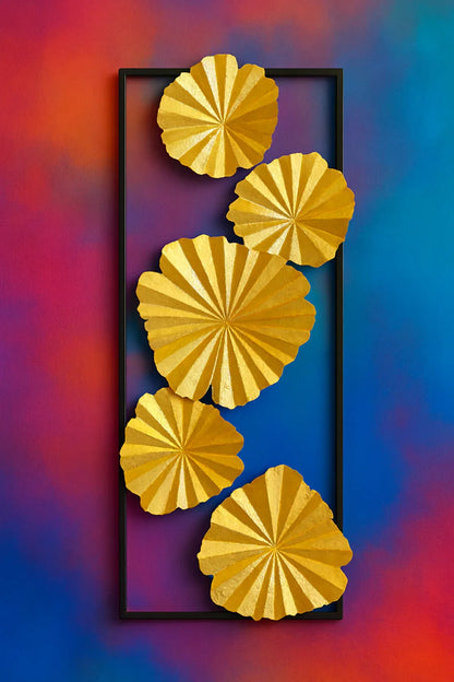 Wall Decor 22 in Pakistan – Gold Plated Metal Wall Art