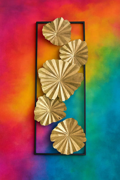 Wall Decor 22 in Pakistan – Gold Plated Metal Wall Art