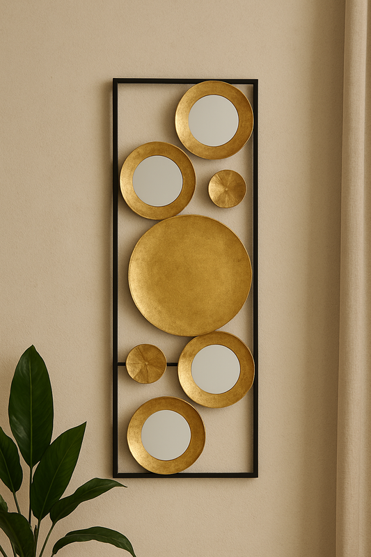 Premium Wall Decor 24 – Gold Plated Metal Art Pakistan