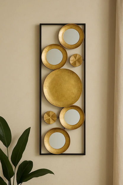 Premium Wall Decor 24 – Gold Plated Metal Art Pakistan