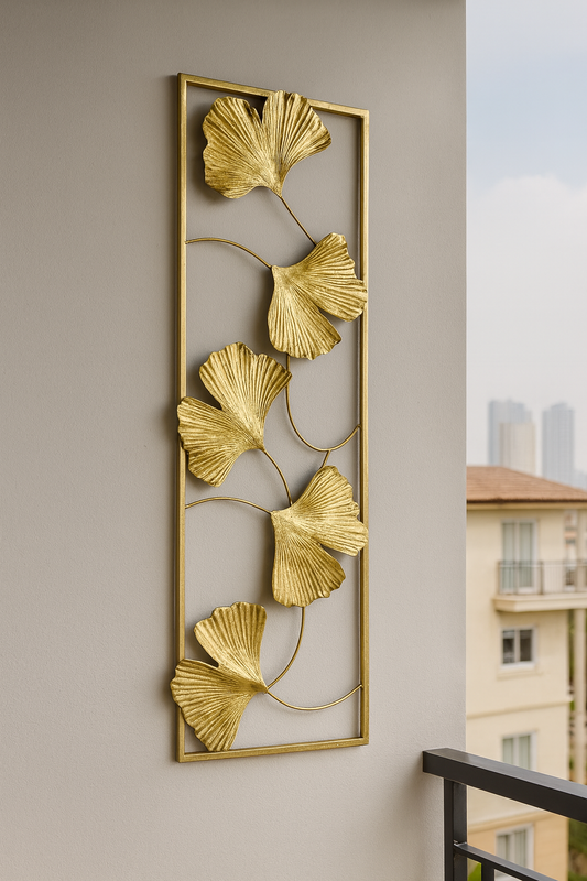 Wall Decor 25 in Pakistan – Gold Metal Decorative Piece