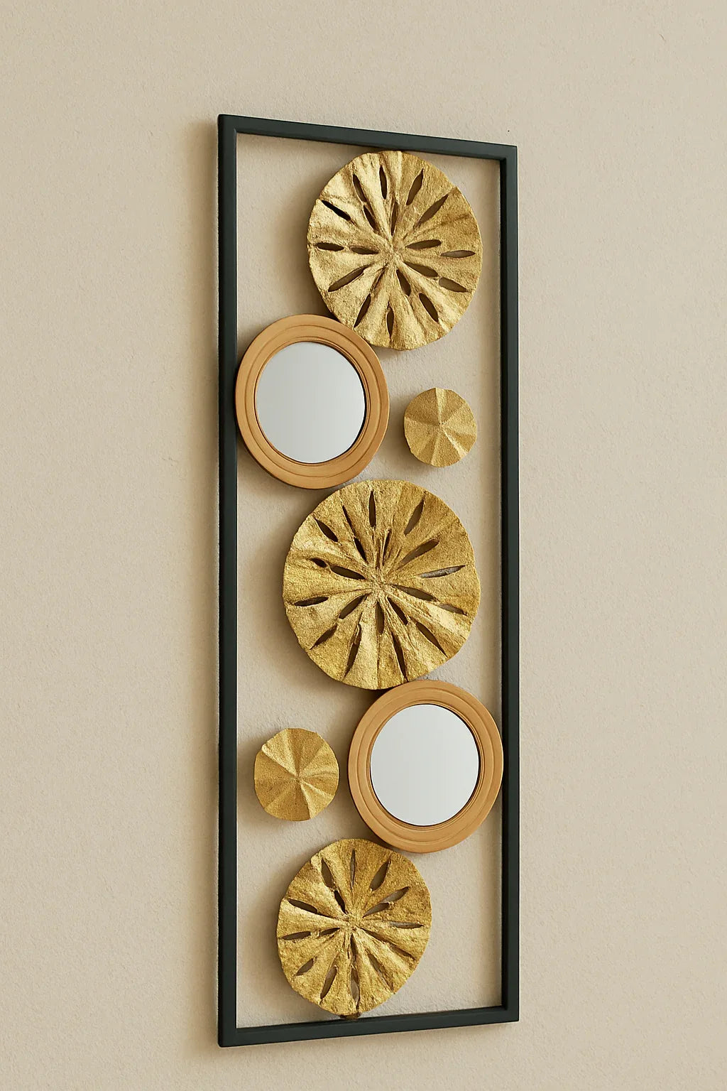 Wall Decor 26 in Pakistan – Gold Plated Metal Wall Art