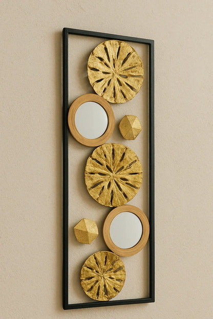Wall Decor 26 in Pakistan – Gold Plated Metal Wall Art