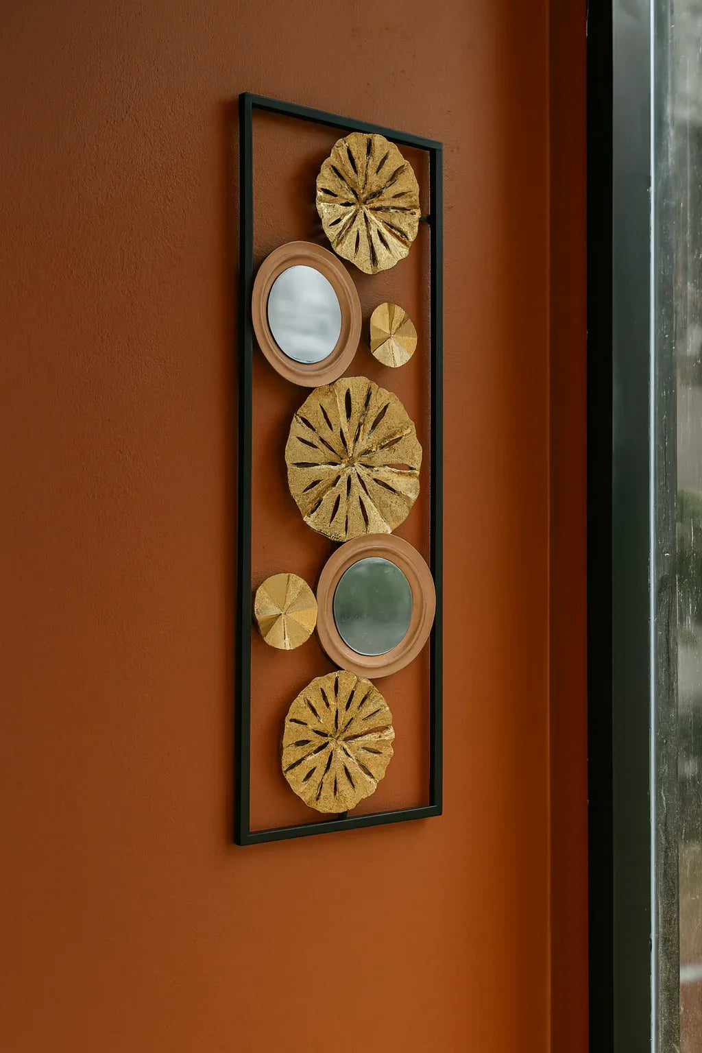 Wall Decor 26 in Pakistan – Gold Plated Metal Wall Art