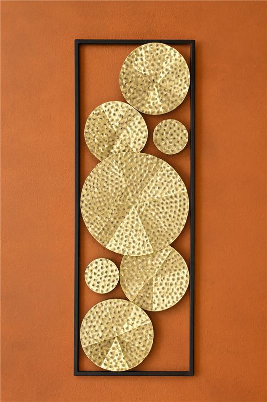 Wall Decor 27 in Pakistan – Gold Plated Metal Wall Art