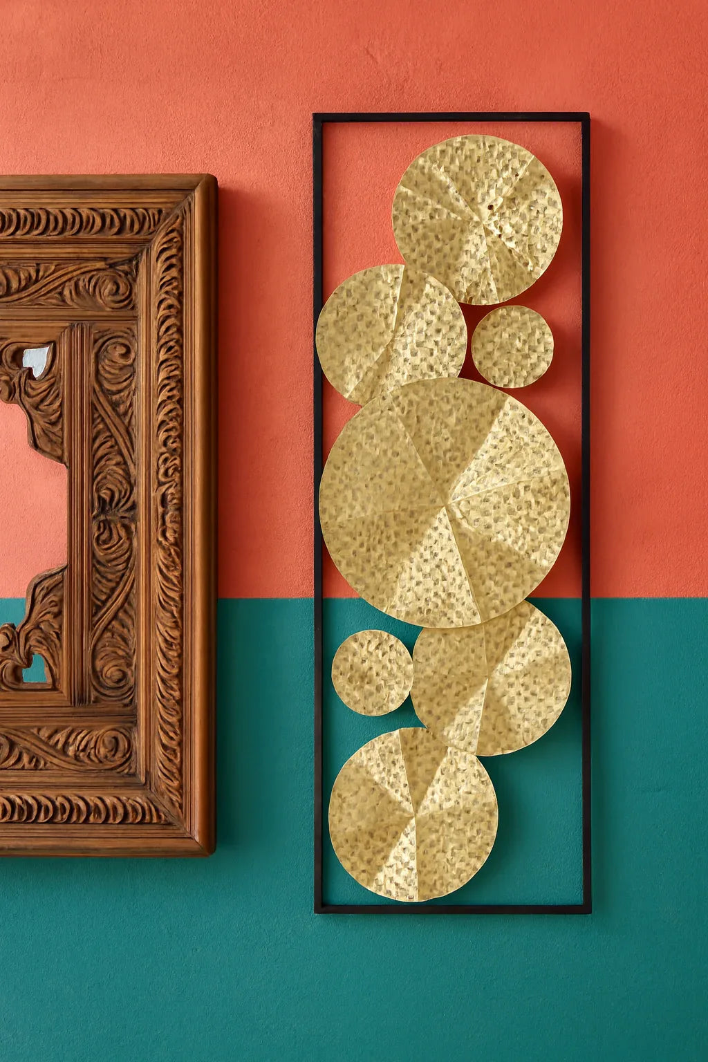 Wall Decor 27 in Pakistan – Gold Plated Metal Wall Art