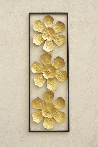 Wall Decor 28 in Pakistan – Gold Plated Metal Wall Art