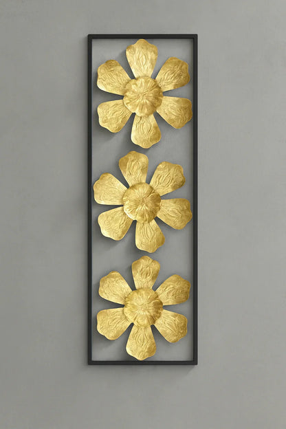 Wall Decor 28 in Pakistan – Gold Plated Metal Wall Art