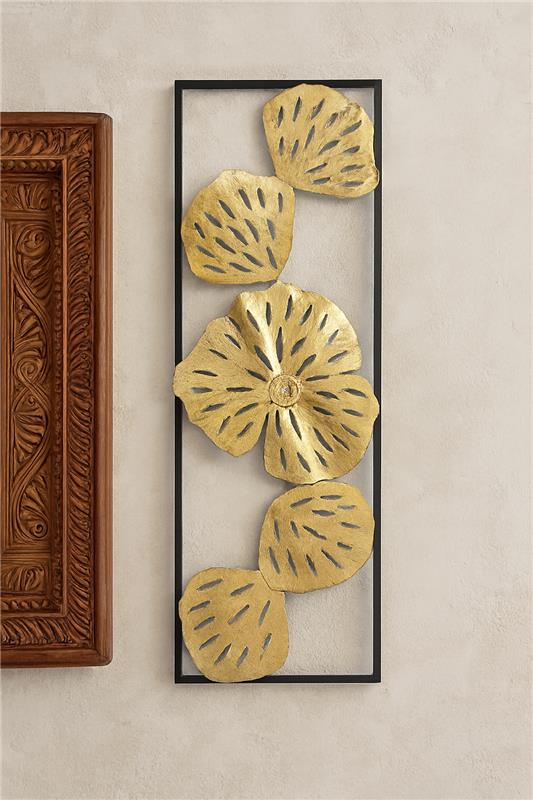 Wall Decor 29 in Pakistan – Gold Plated Metal Wall Art