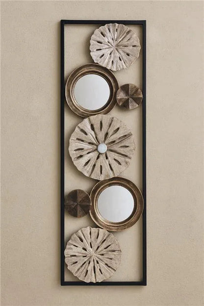 Wall Decor 42 in Pakistan – Gold Plated Metal Wall Art