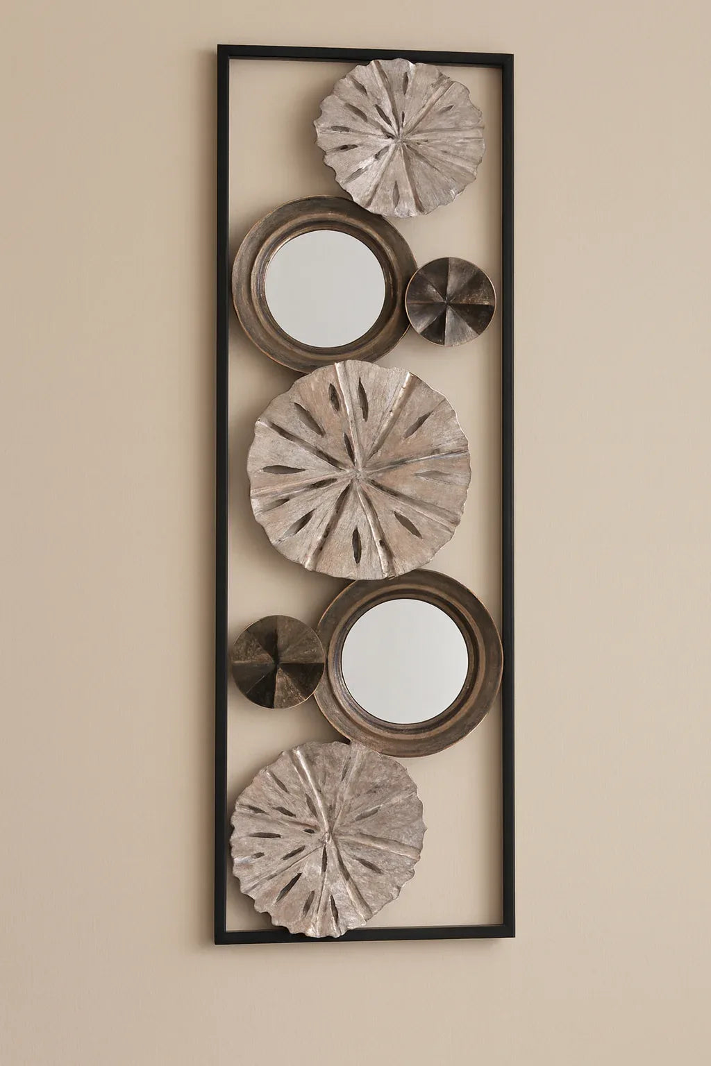 Wall Decor 42 in Pakistan – Gold Plated Metal Wall Art