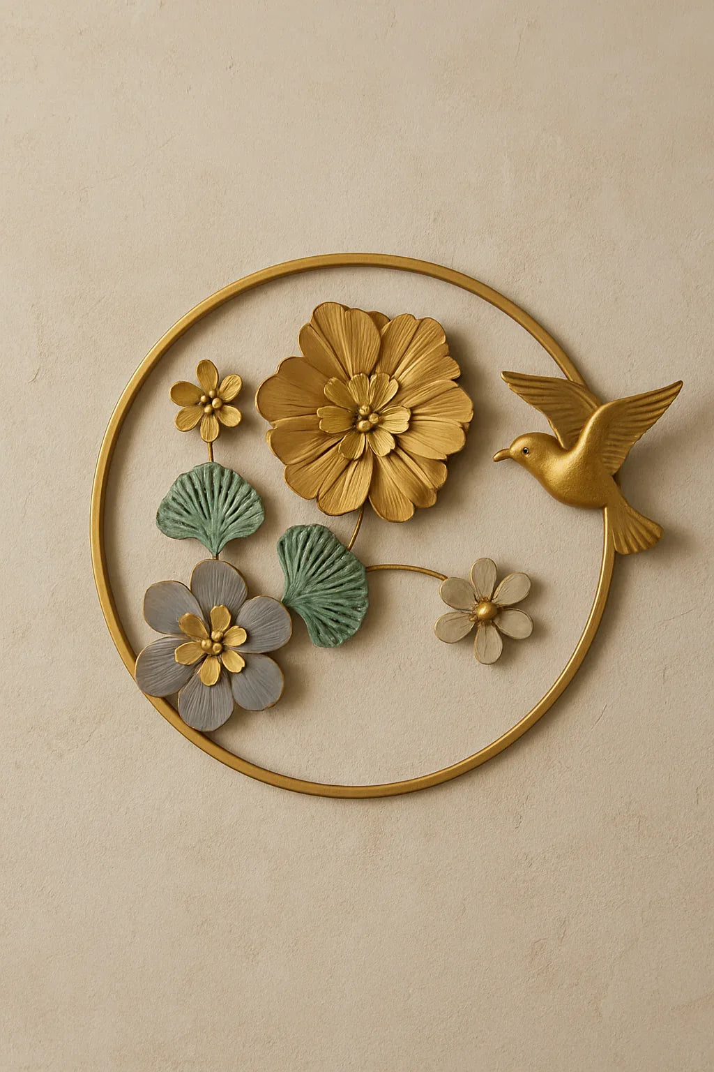 Wall Decor 47 in Pakistan – 18" Round Metal Art Piece