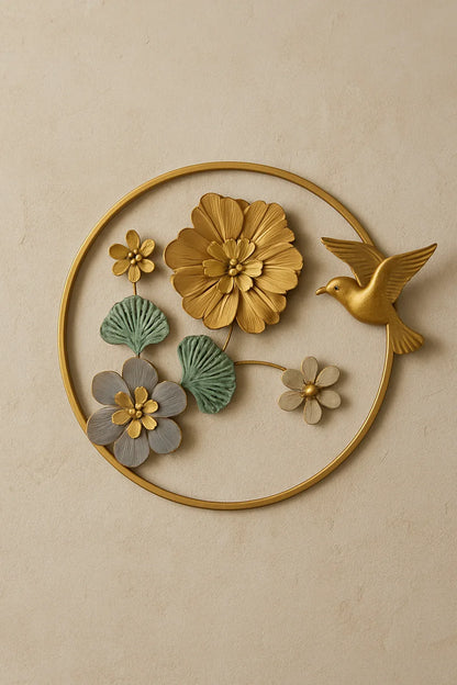 Wall Decor 47 in Pakistan – 18" Round Metal Art Piece
