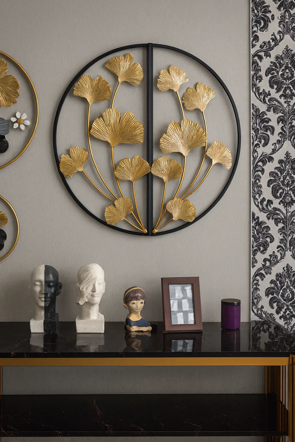 Wall Decor 55 in Pakistan – Round Metal Deco Paint Art